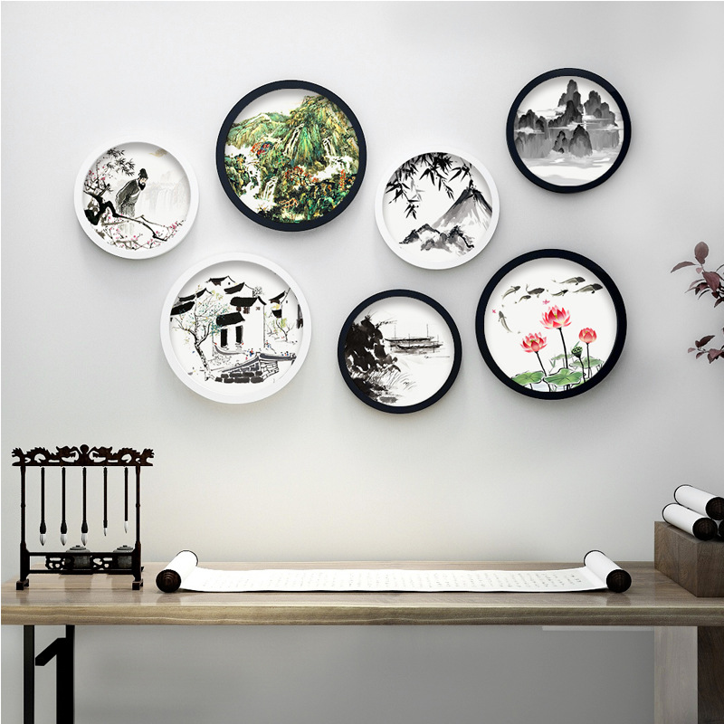 7 packs photo picture kit aesthetic picture wall collage kit for wall decoration, wood funia removable MDF Picture Frame photo