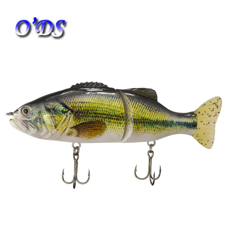ODS OEM Hard body soft tail 2 section joined 70mm 87g big game sea fishing lure Swimbait hard bait
