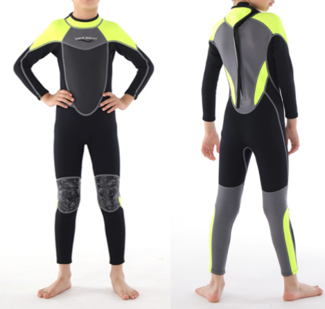 child wetsuit kids youth baby short swimsuit diving surfing long suit OEM