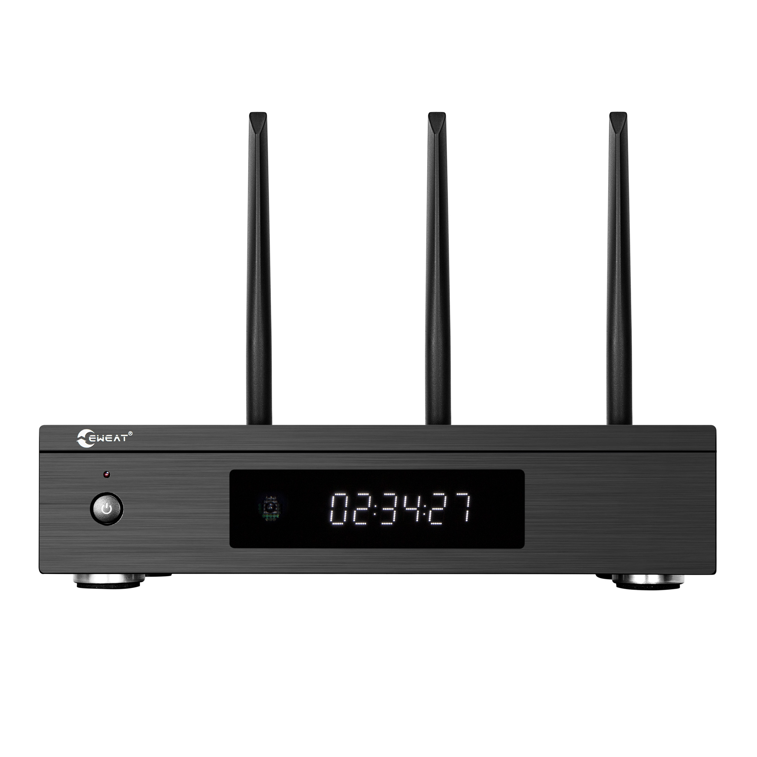 Eweat RTD1619DR HDD медиаплеер 4K UHD Android 9,0 потоковый Blu-Ray плеер с Dlolby Vision HDR10 + (2 ГБ + 32 ГБ, черный)