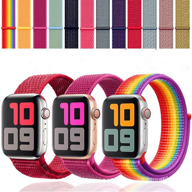 Ремешок тканый нейлоновый для Apple watch Series 5/4/3/2/1, 44/40/42/38 мм