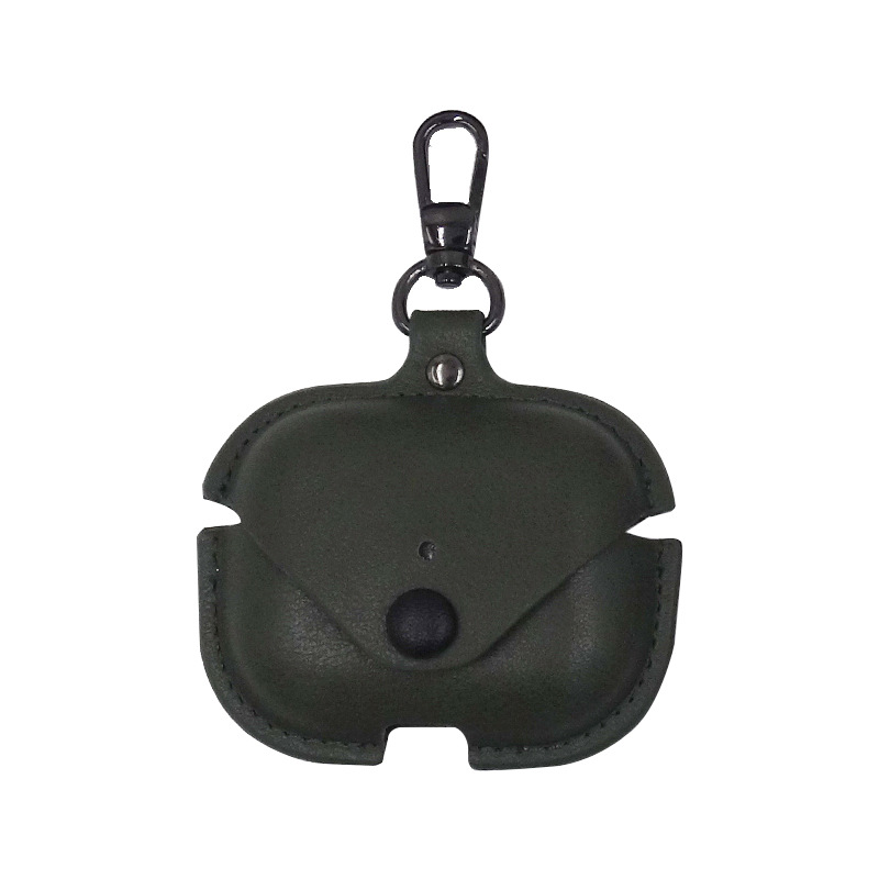 Airpods Leather cover solid color for Airpods Pro3 earphone cover customizable logo& text