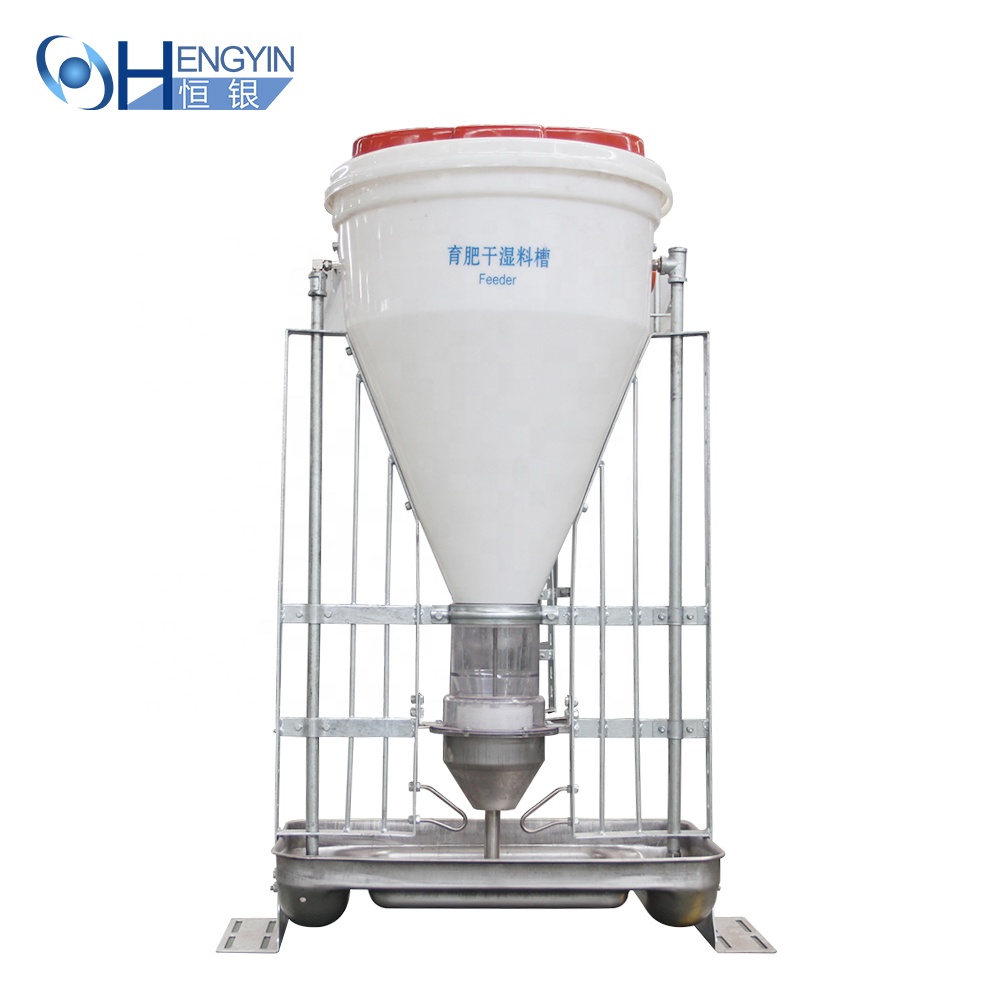 100 L animal husbandry Grower Feeding Pan System Livestock automatic pigs feeders for sale farming equipment