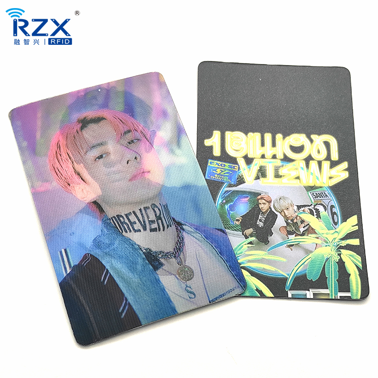 New Design 85.5x54mm 3D Lenticular Printing Plastic Gift Card
