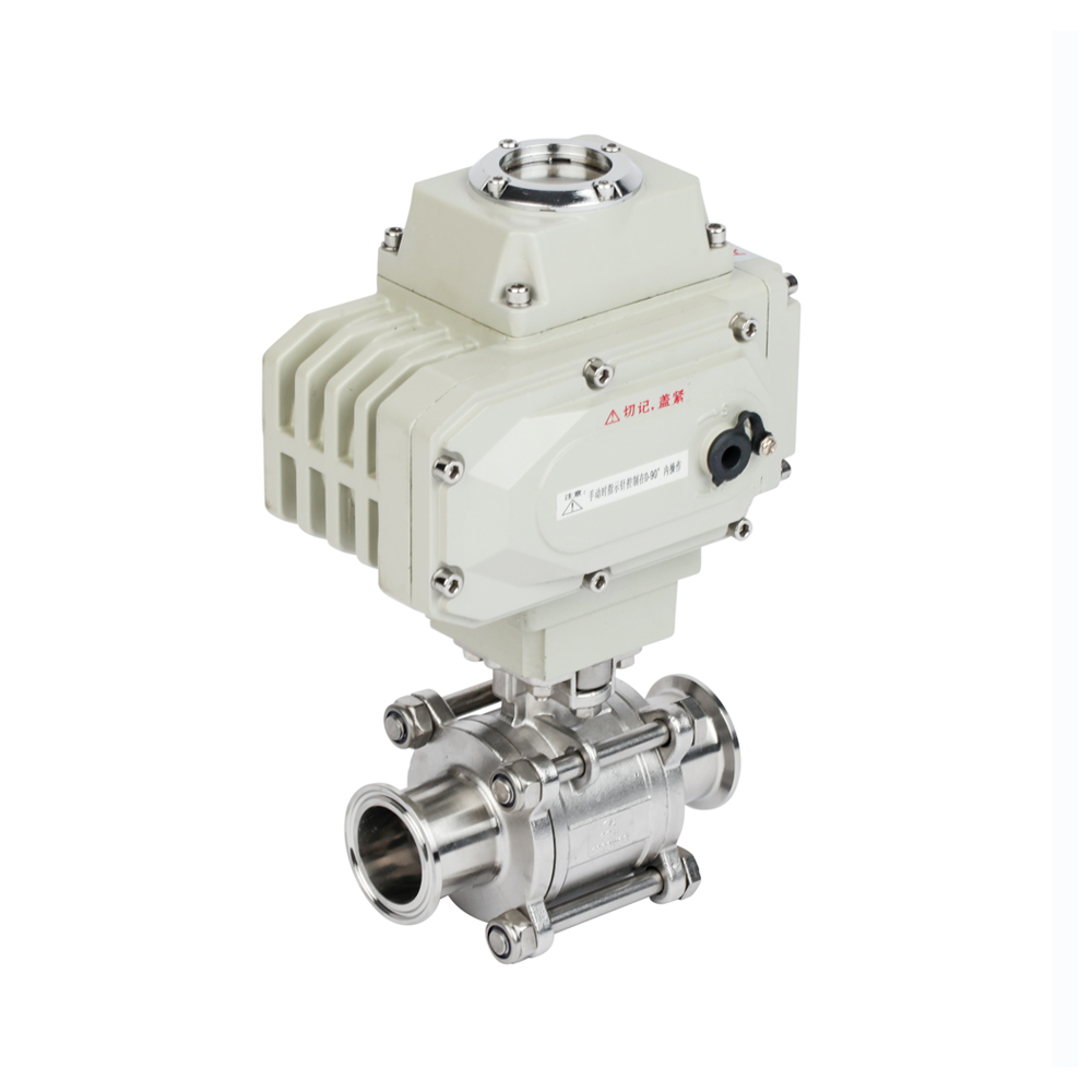 SEASOM санитарный ss304 ss316 2 3 дюйма cf8m Из Нержавеющей Стали сварной 3-сторонний моторизованный dn50 однокомпонентный двухшаровой клапан