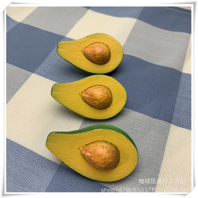 Durian, авокадо, виноград, 3D магнит на холодильник, украшение для дома, кухни, ручная работа, смола, еда, серия, фруктовый холодильник, магнит