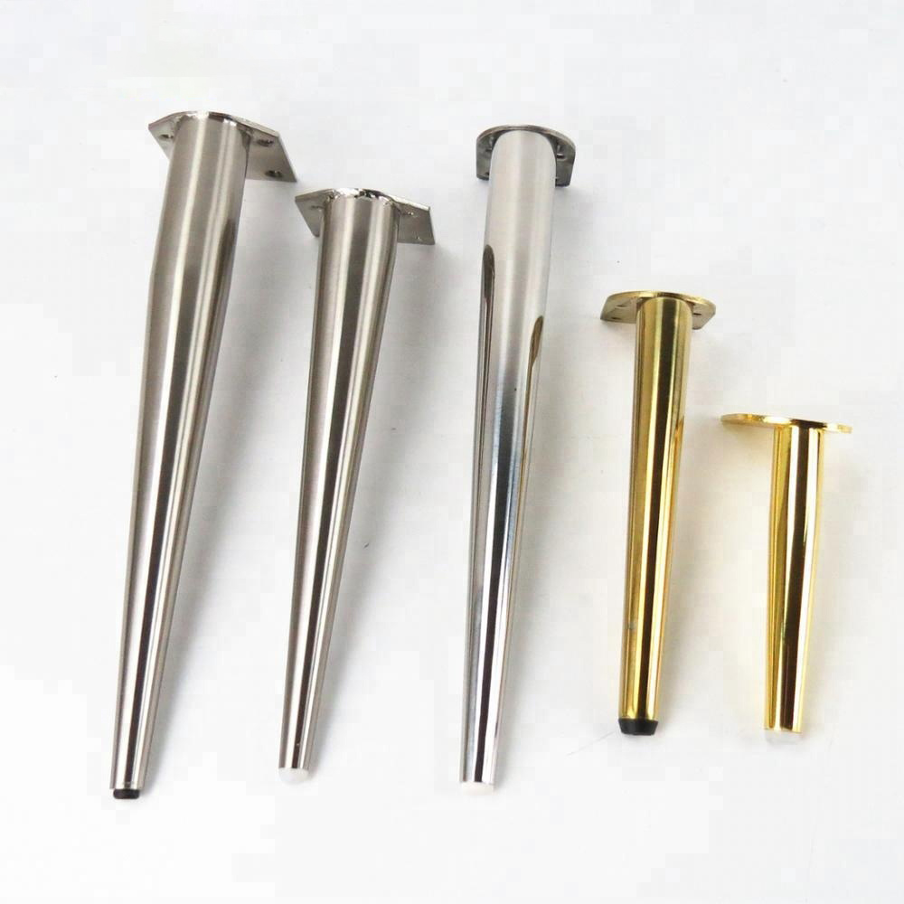 Home Furniture General Use metal modern sofa legs Modern style cabinet leg chrome metal Furniture sofa Legs
