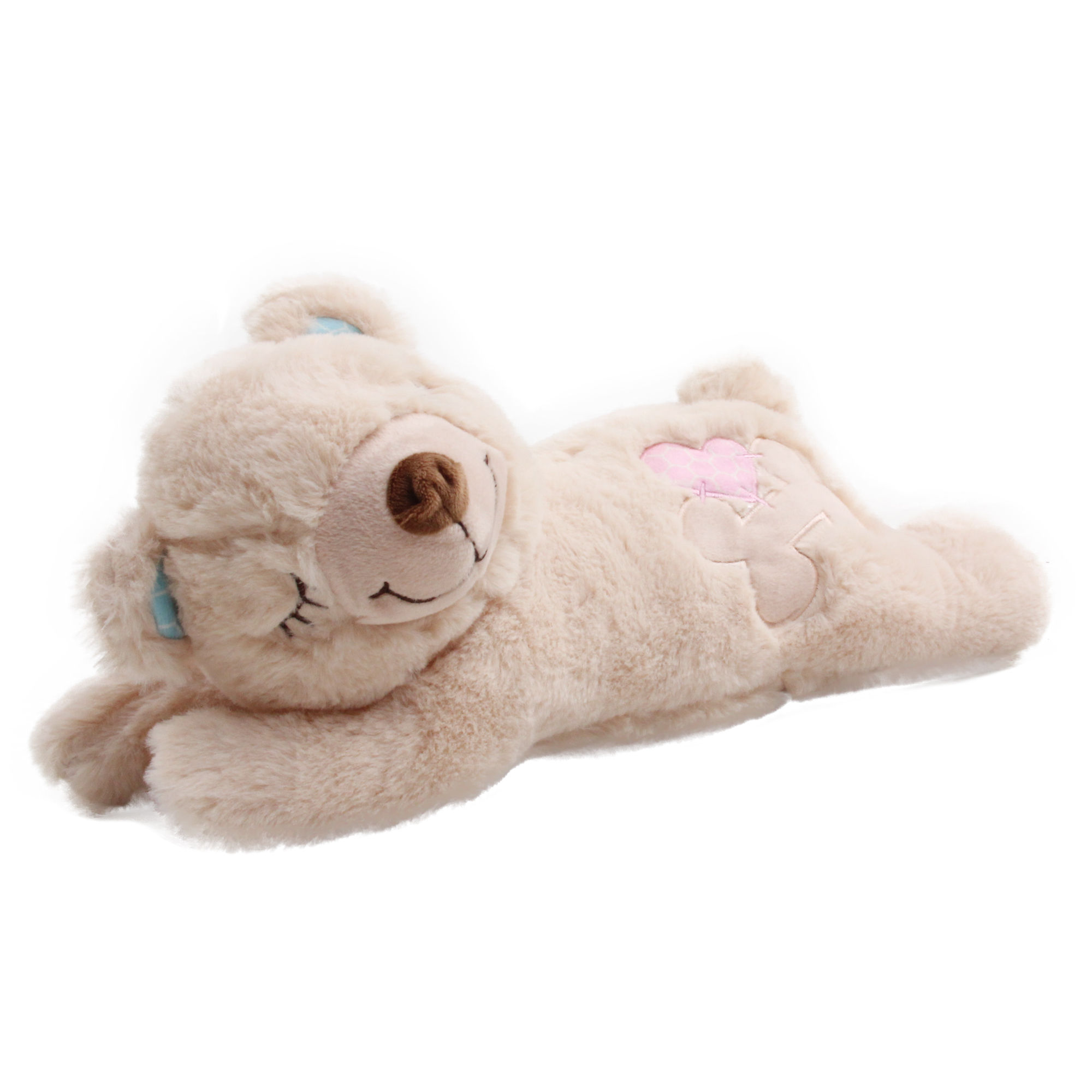 Pawise Anti Anxious Dog Heartbeat Plush Toy Pet Soft Plush Toy with Warmer Pack Puppy Anxiety Relief Plush Toy For Dogs Cats