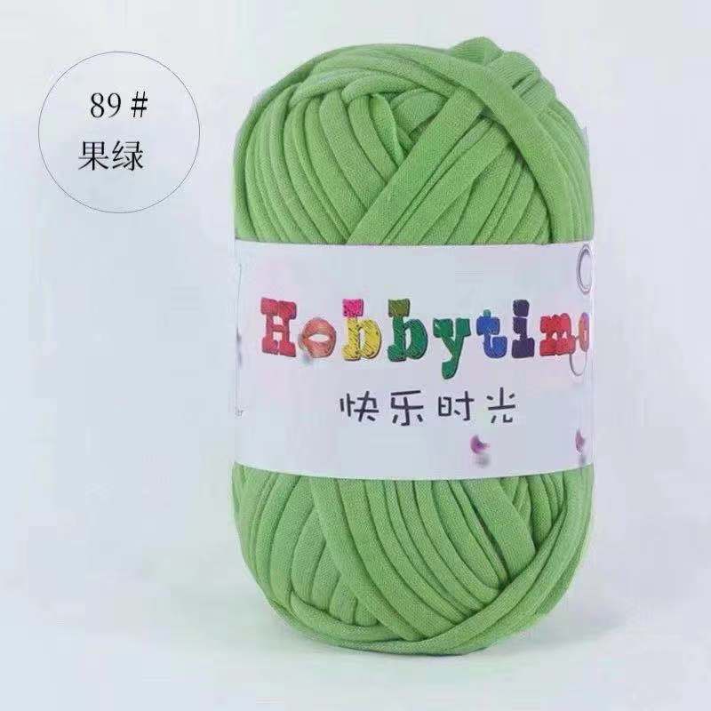 China supplier cotton knitting thick line crochet polyester t-shirt cloth yarn for handmade bag