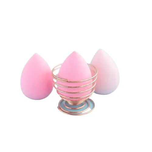 Яйцо красота губка косметические инструменты Пользовательский логотип упаковка Пользовательская форма натуральный не латексный Миксер для макияжа