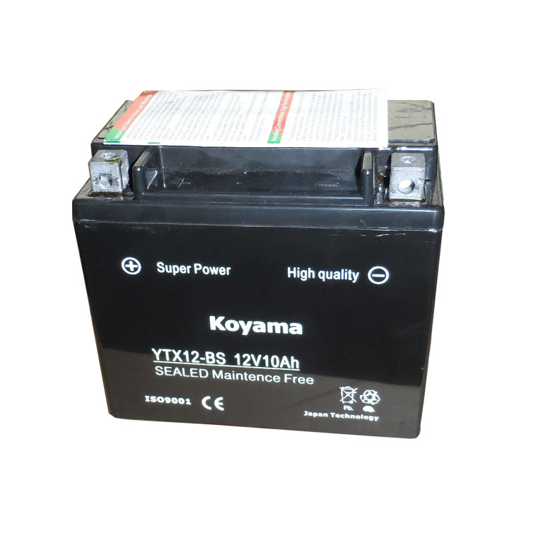 Хорошую отправную производительность 12V гелиевые АКБ для мотоциклов, YTX12-BS 12V12Ah