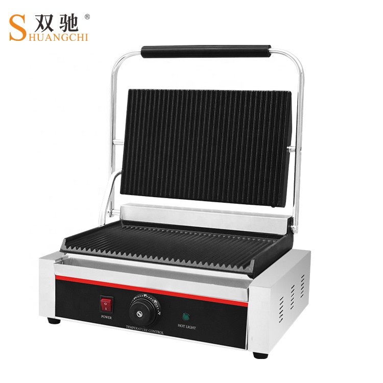 Сертификат CE один электрический бутербродов на Griller свяжитесь Griller сэндвич griller SC-X221electric гриль контактный гриль