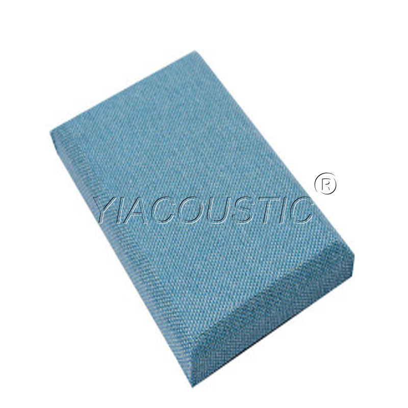 A1 Class Fire-Rated Blue Acoustic Fiberglass Wool Sound Panel Modern Ceiling Wall Panels Hotel Gypsum Board Fiber Glass Wool