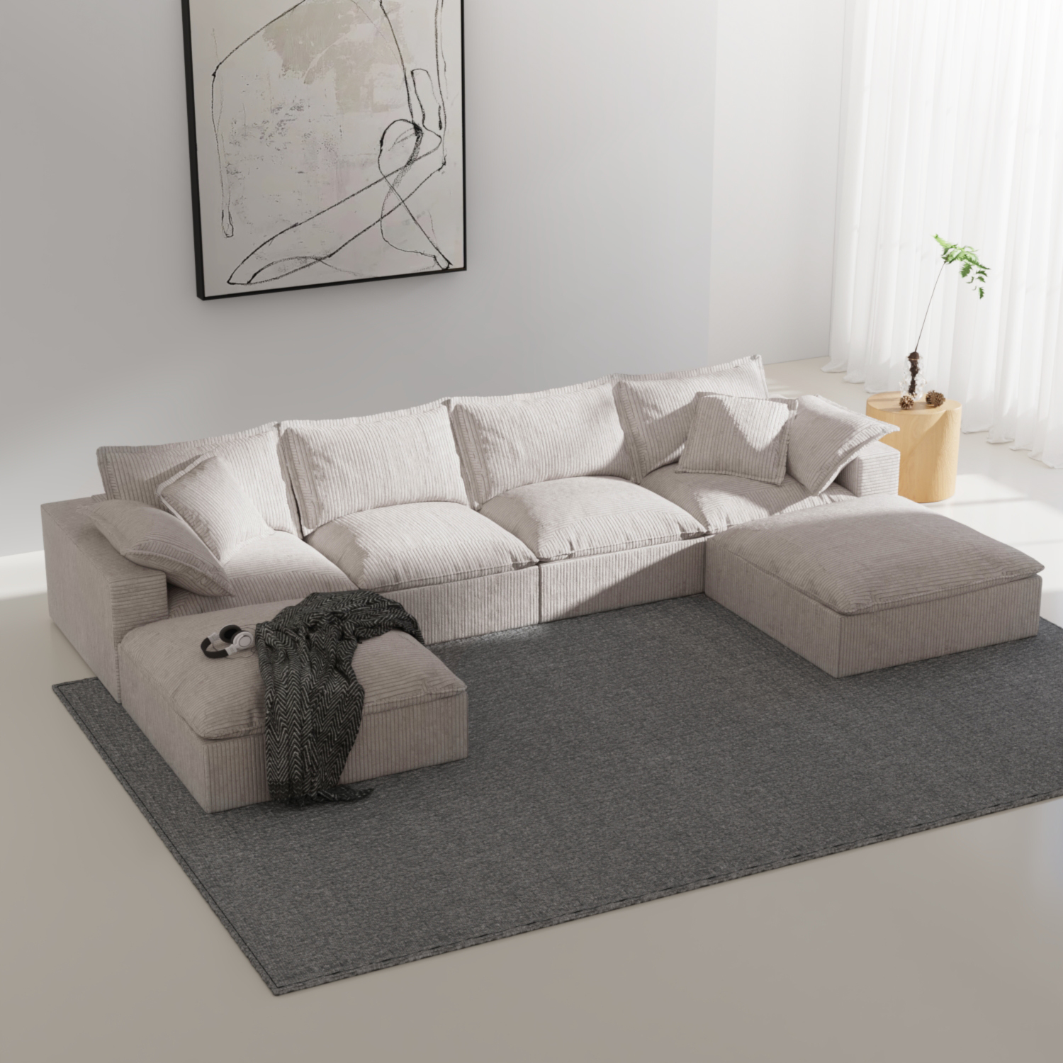 customized furniture sectional living room couch furniture bed couch sectional Sofa Set design modular compressed sofa