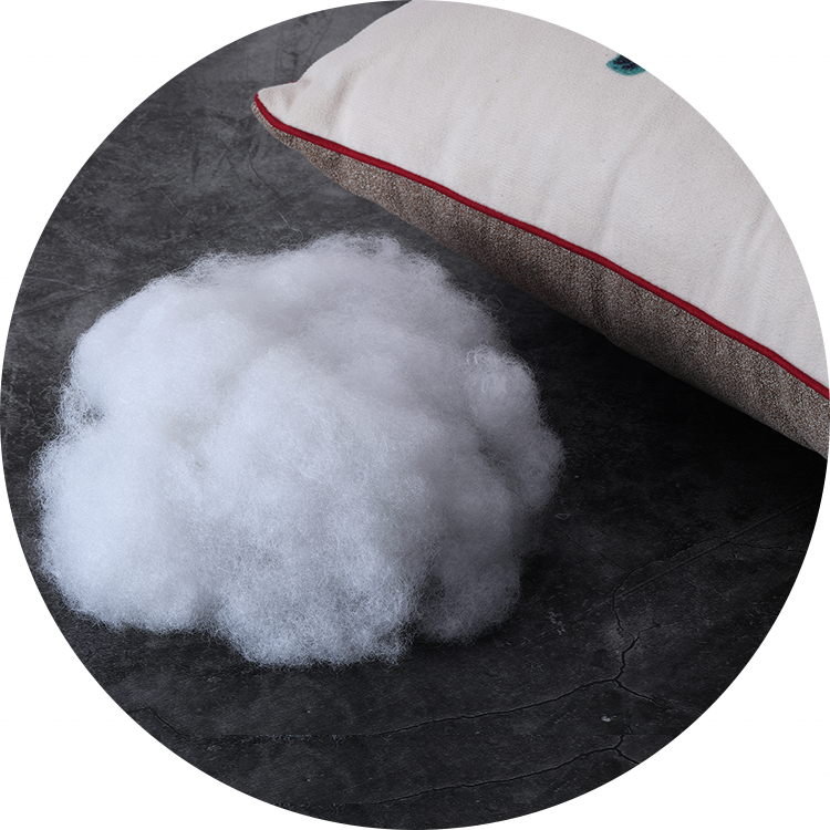No Fluorescence STuffing Materials 3D 7D 15D Polyester Staple Fiber Filler With GRS Certificate