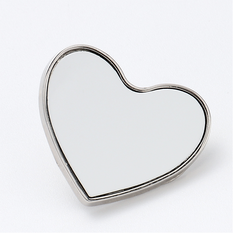Wholesale Sublimation Blank Custom Metal Printed Badge Pin