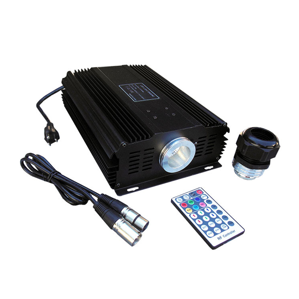 Высокая мощность 75 Вт RGB LED волоконно-оптические огни машина с функцией DMX