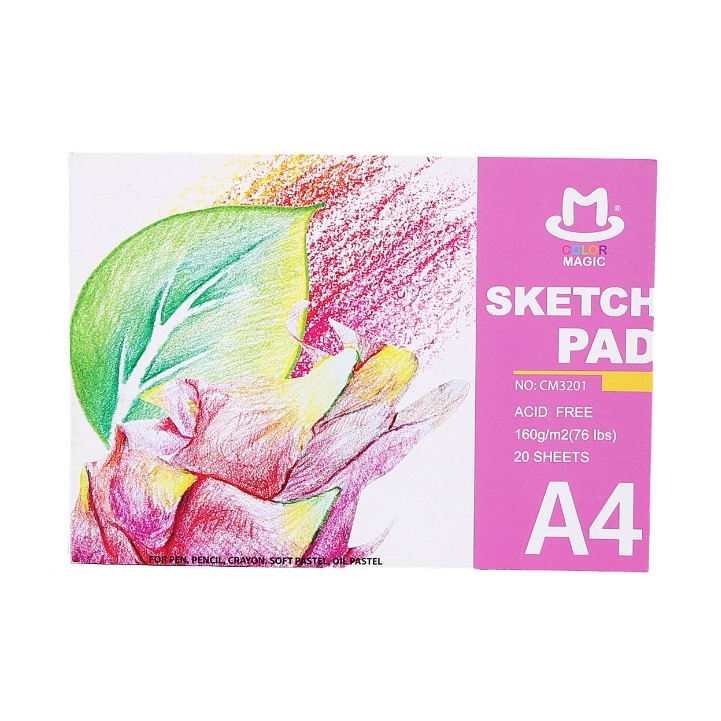 160g watercolour paper and painting paper artist sketch pad with crayons