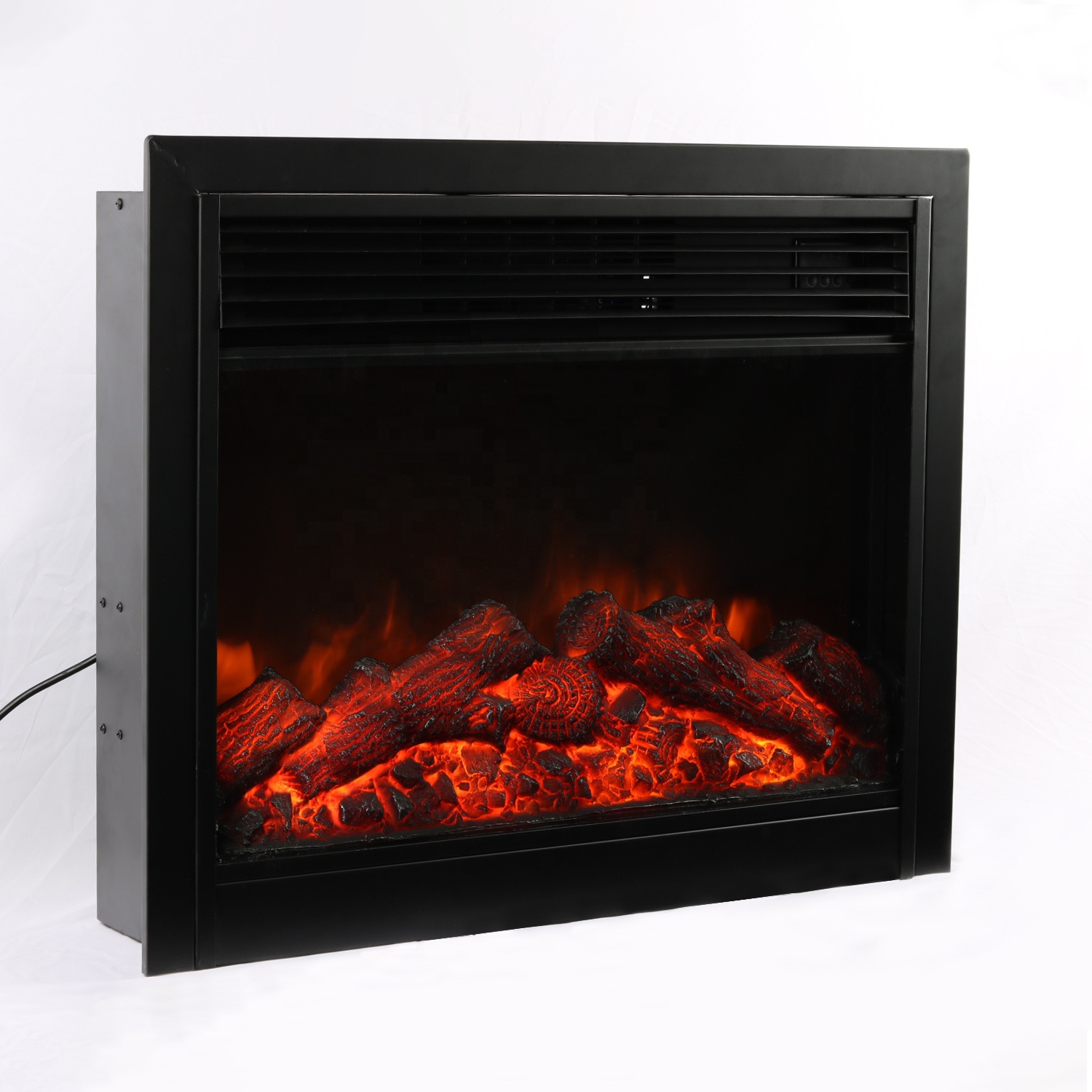 EF-1200W островного типа 1200W имитация пламени обогреватель дистанционного управления электрический камин