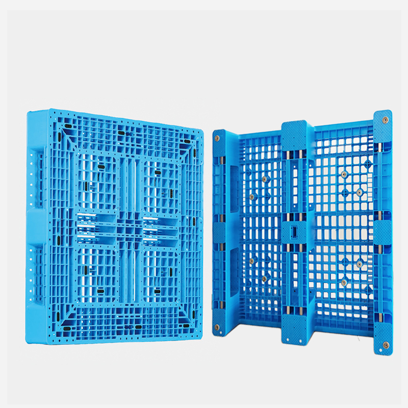 Flexography Heavy Duty 4 Way Entry Double Side Face Warehouse Use Stackable Cheap Plastic Pallet