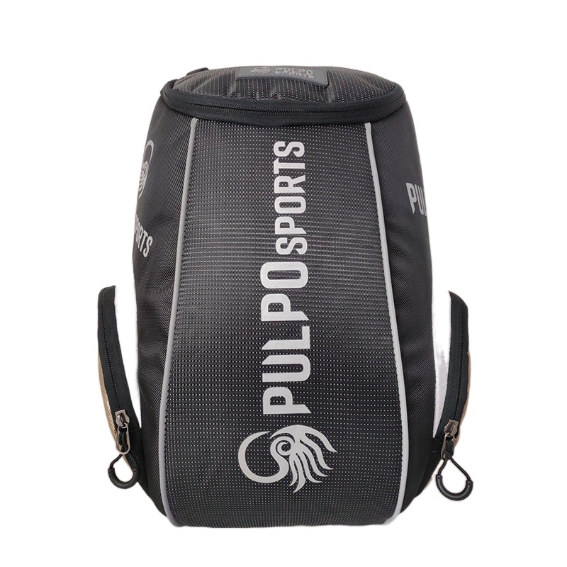 Durable Polyester 210D Pu Zipper Customized Laptop Compartment Physiological Curve Back Soft Tennis Backpack