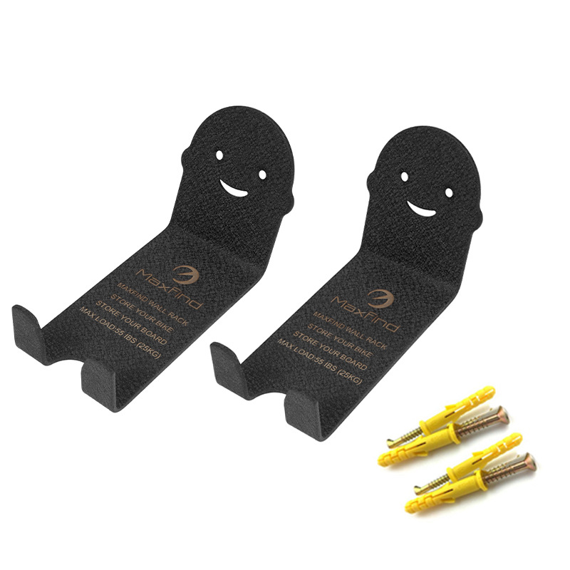 Manufacturer maxfind bike wall hanger Print LOGO bike wall hanger Bicycle wall hanger