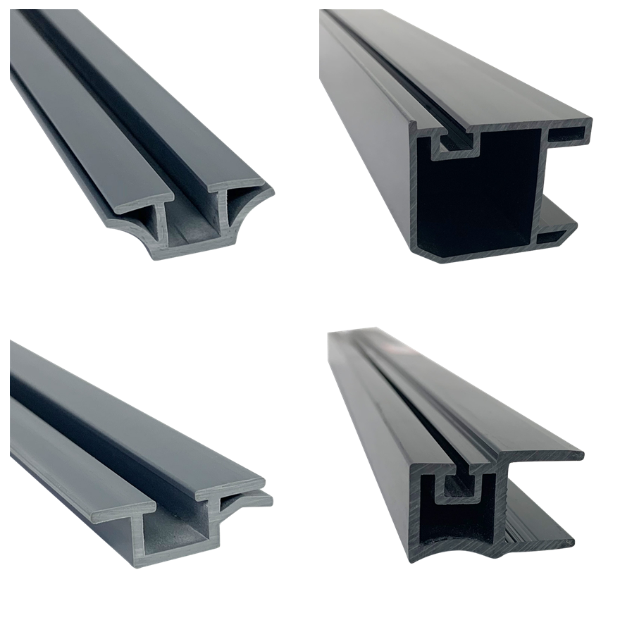 Manufactured from recycled plastic camping fridge pvc profile upvc doors and windows