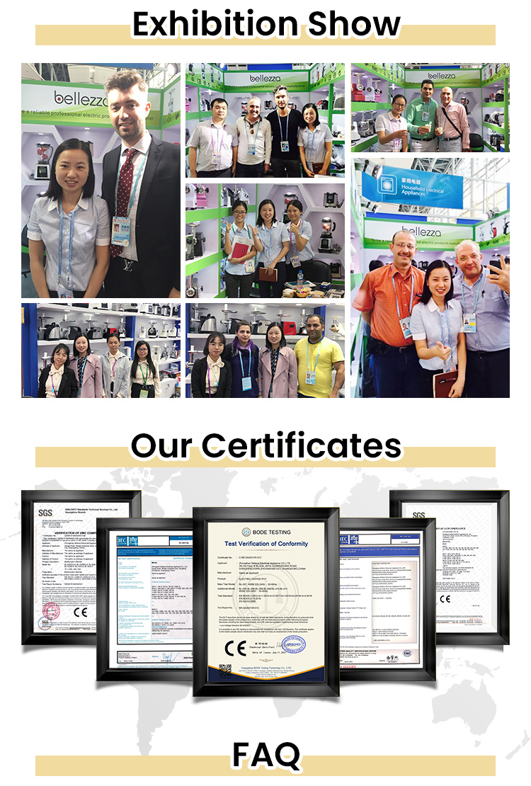 Electric Stainless Steel Meat Grinder Mincer With Sausage Stuffer