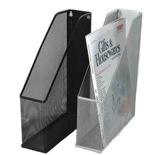 Hot sell CHEAP metal mesh magazine holder Standing file rack