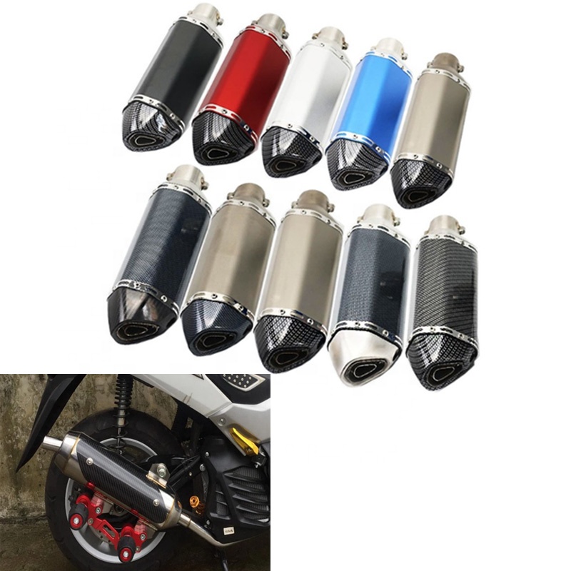 Система глушителя выхлопной трубы мотоцикла из углеродного волокна для NMAX YAMAHA