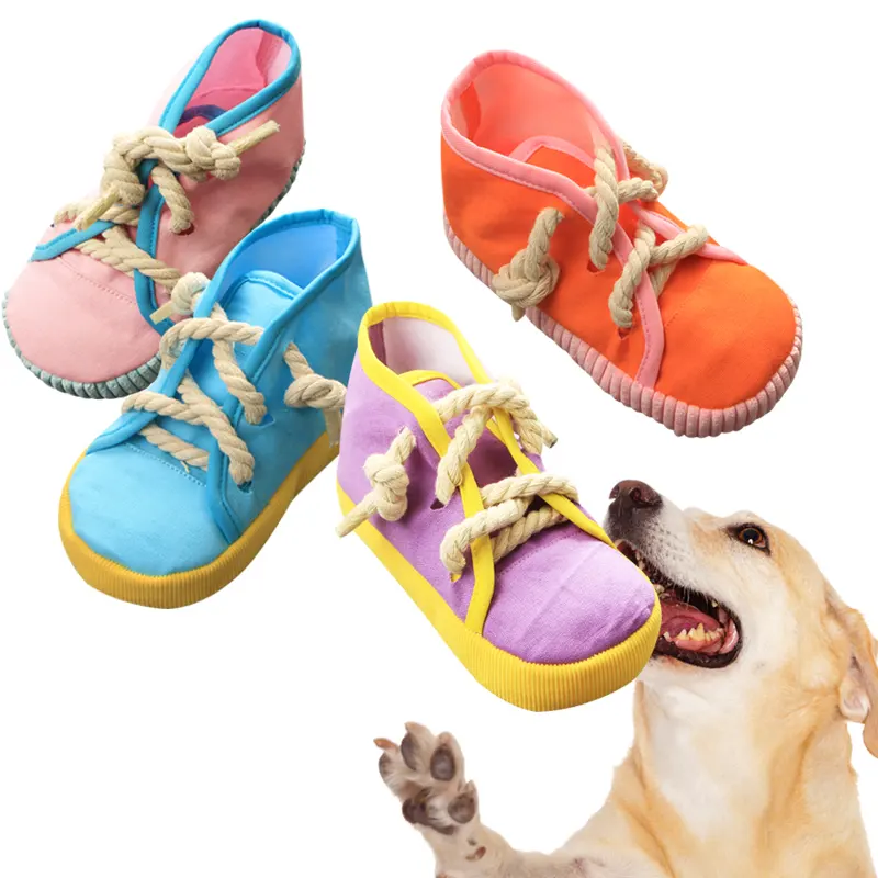 Fashion Attractive Design Chew Pet Dog Toy Chew Shoes MultiColor Available Hotselling Funny Toys