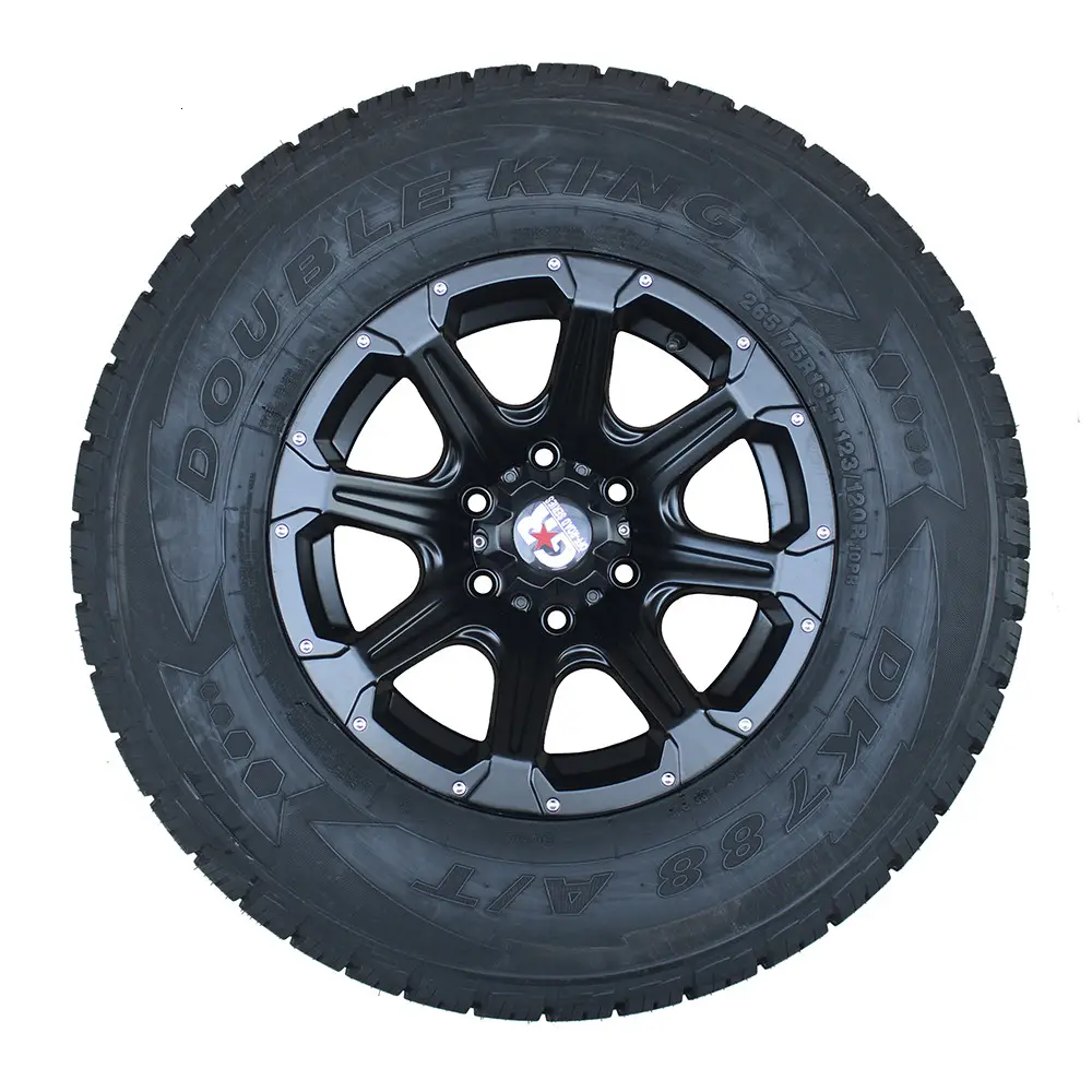 double king good quality 265/75R16LT tire with aluminum wheel