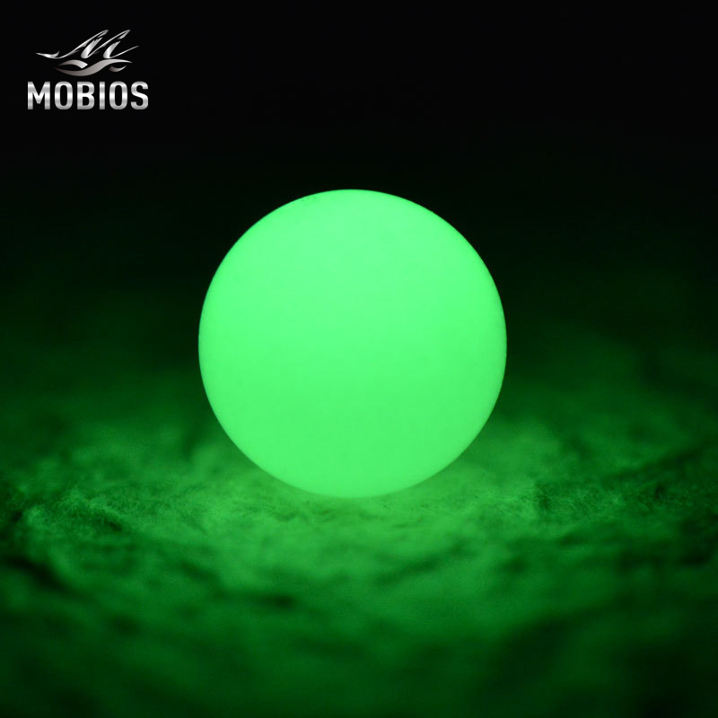 MOBIOS Multi Size 100pcs/bag Plastic Luminous Fishing Beads UV/Glow Fishing Accessories Round Diamond Shape