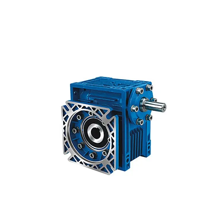 Worm speed reducer with hollow input shaft
