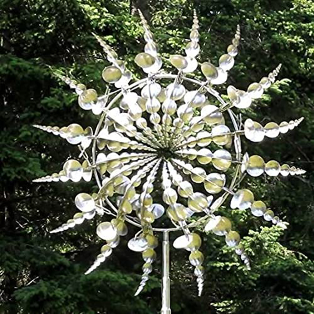 Unique and Magical Metal Windmill - Sculptures Move with The Wind, Lawn Wind Spinners for Outdoor Wind Catcher Yard Patio Garden