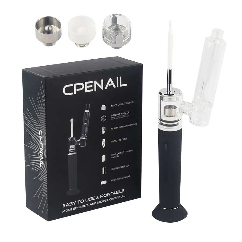 Портативный enail dab установки воск vape ручка с керамика кварц Титан Отопление камеры