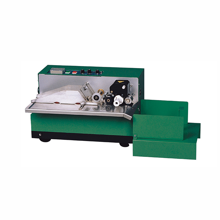 Semi Automatic Continuous Manual Card Label Batch Expiry Date Solid Ink Coding Machine