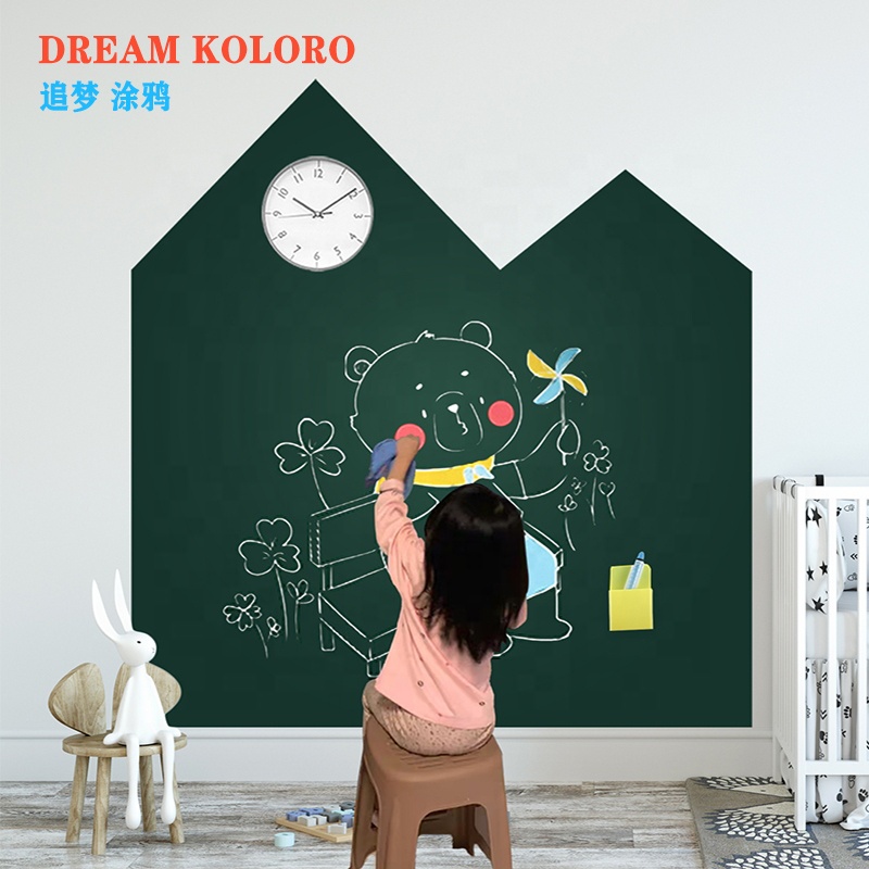 Hot selling chalk writing wet erase self adhesive blackboard school magnetic chalkboard