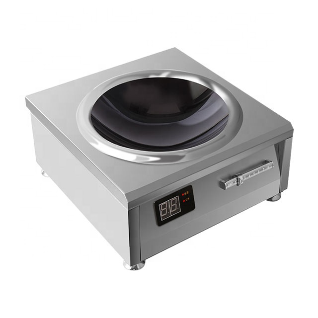 8 кВт Коммерческая индукционная плита 380V 50Hz 8000W высокомощная индукционная плита