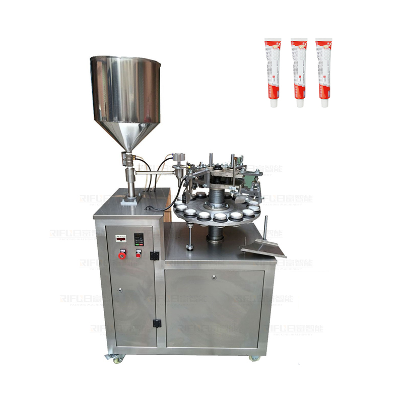 high quality semi automatic aluminum tube filling folding machine for factory