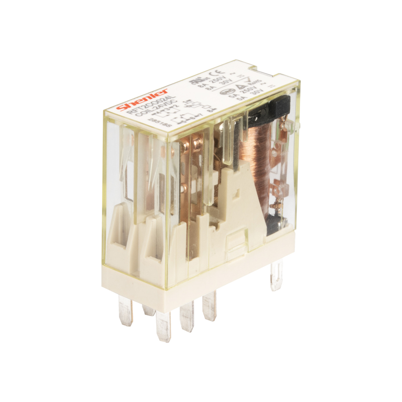 Shenler slim relay RFT2CO012L 8pin dc12v 24v two change electromagnetic relay