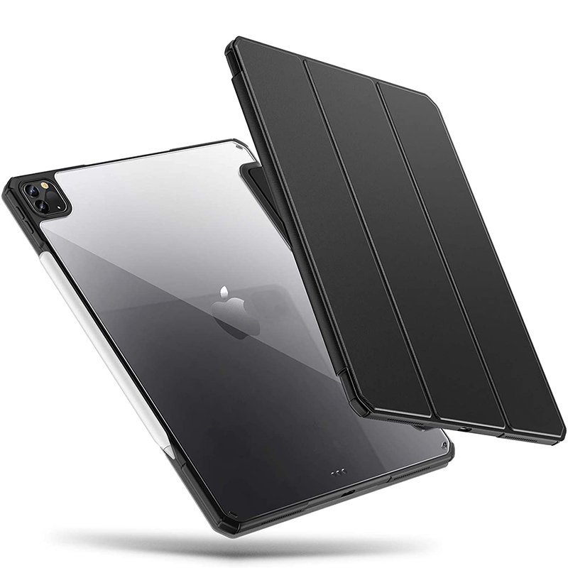 2020 новый выпущенный чехол для iPad тонкий трехслойный прозрачный мягкий ТПУ чехол с держателем карандаша для iPad Pro 11 дюймов 2020