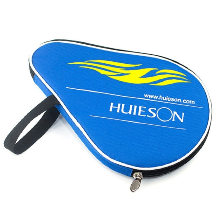 Drop Shipping HUIESON HS-PT-H02 Gourd-shaped Zipper Oxford Cloth Single Table Tennis Racket with Ball Bag