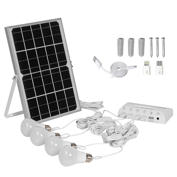 Популярная продажа последние полный led Домашнее освещение солнечные панели системы питания наборы для домов