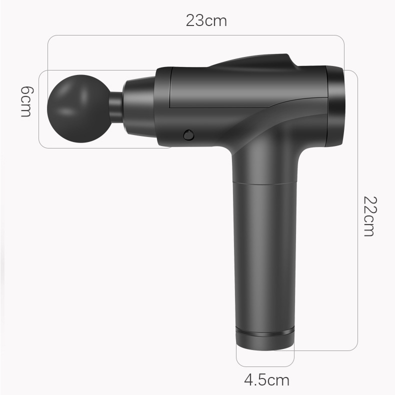 Massage machine fascia gun sport LCD Screen hand held deep tissue heated muscle massage