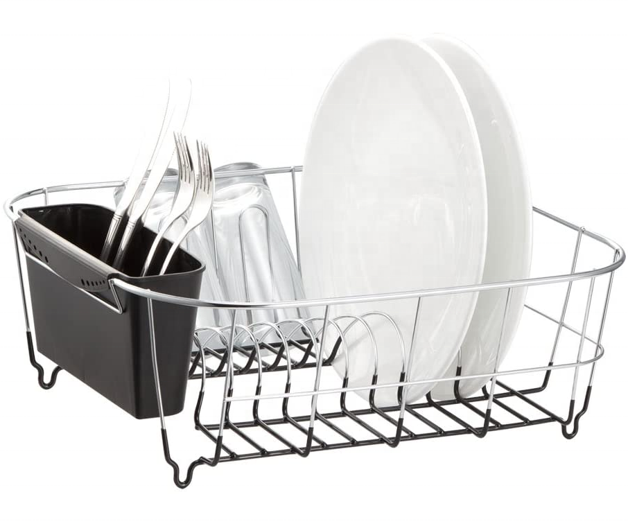 Kitchen dish drying rack storage rack