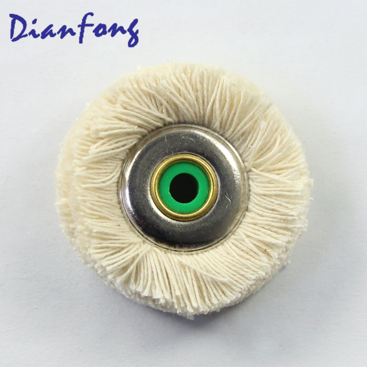 03T48 high quality dental lab rotary polishing brush lathe brush cotton yarn brush for acrylic