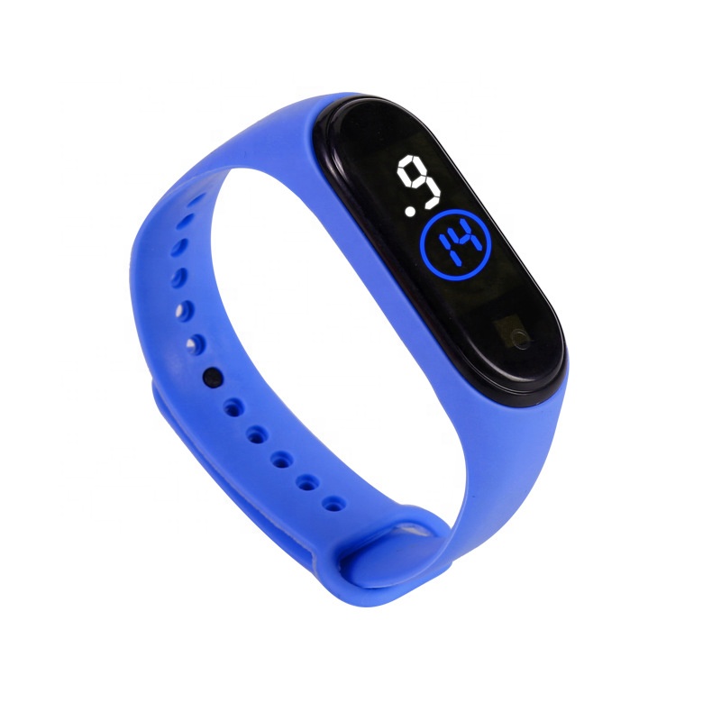 Часы-браслет Mi Band 4 спортивные уличные Водонепроницаемые силиконовые сенсорные цифровые светодиодные часы