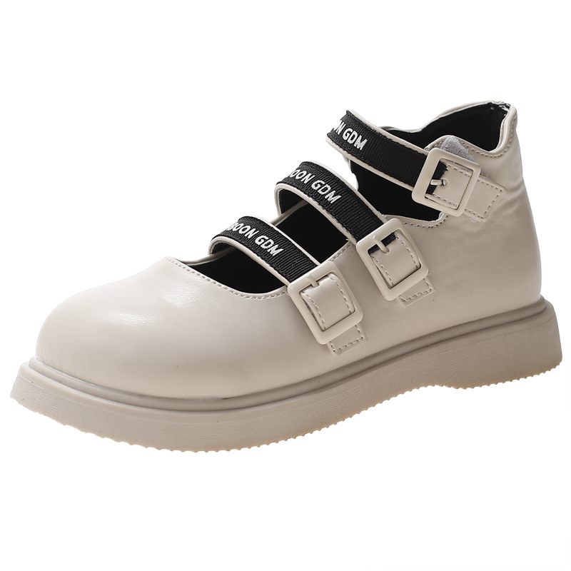 Manufacturer High Quality Kids Comfortable Casual Shoes Girls Fashion Sweet Princess Shoes Children Leather Campus Shoes Hot