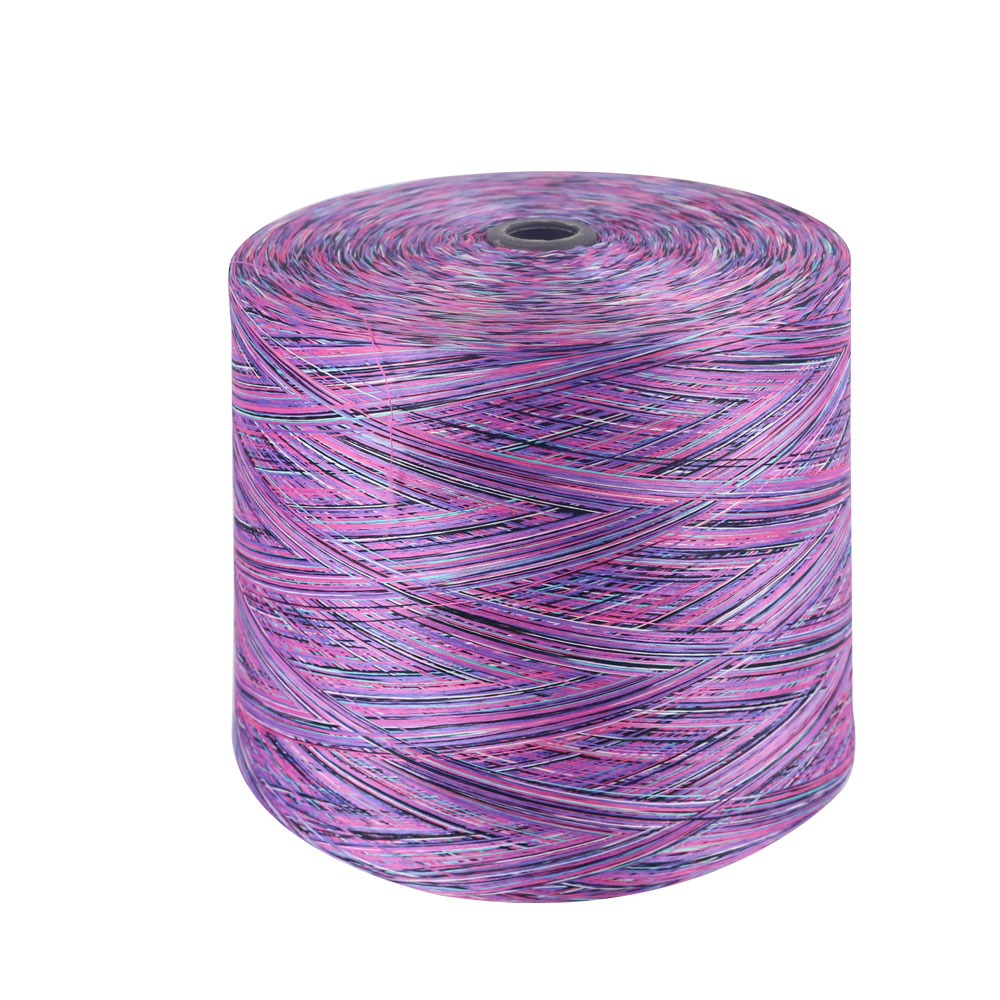 hot sale 150D/144F Multiple colors polyester space dyed rainbow yarn for knitting fabric